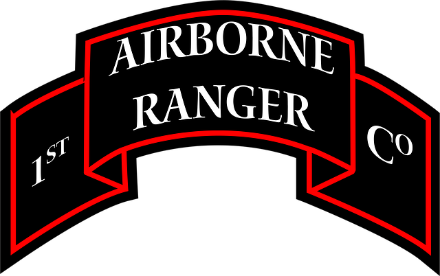 Free airborne ranger insignia vector