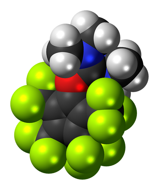 Free tetramethyluronium trifluoromethyl cyclopentadienylide illustration