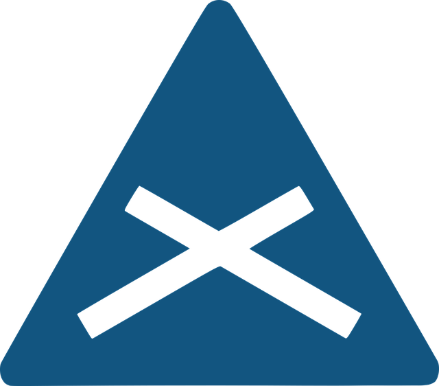 Free road sign crossroad vector