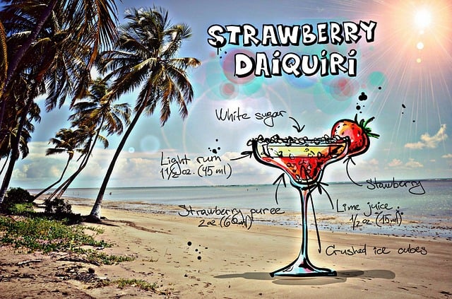 Strawberry Daiquiri, Cocktail, Getränk