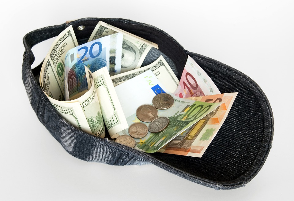 Pieniądze, Dolar, Centów, Euro, Eurocent