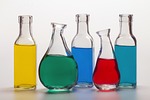 still life, bottles, color