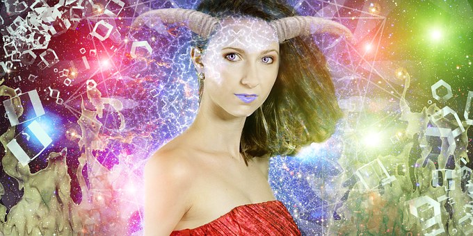 Free Horn Girl illustration and picture
