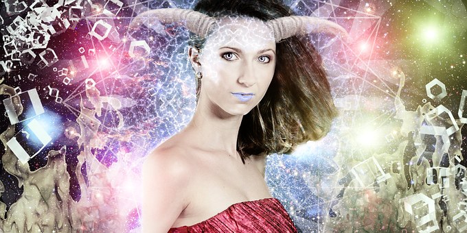 Free Horn Girl illustration and picture