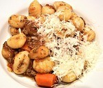 gnocchi, ragu, cheese