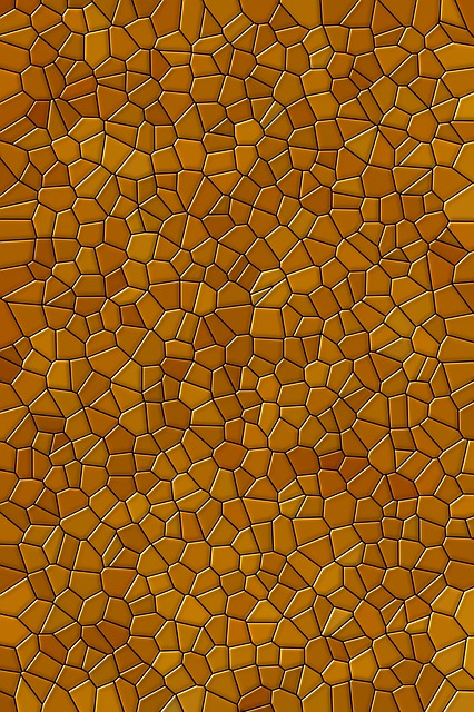 Mosaik, Struktur, Farvede Sten, Flise