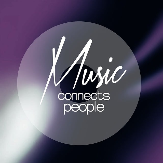 Free music people connection illustration