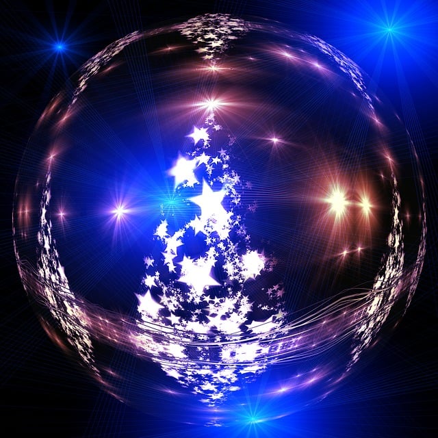 Free bullet christmas ornament christmas tree illustration