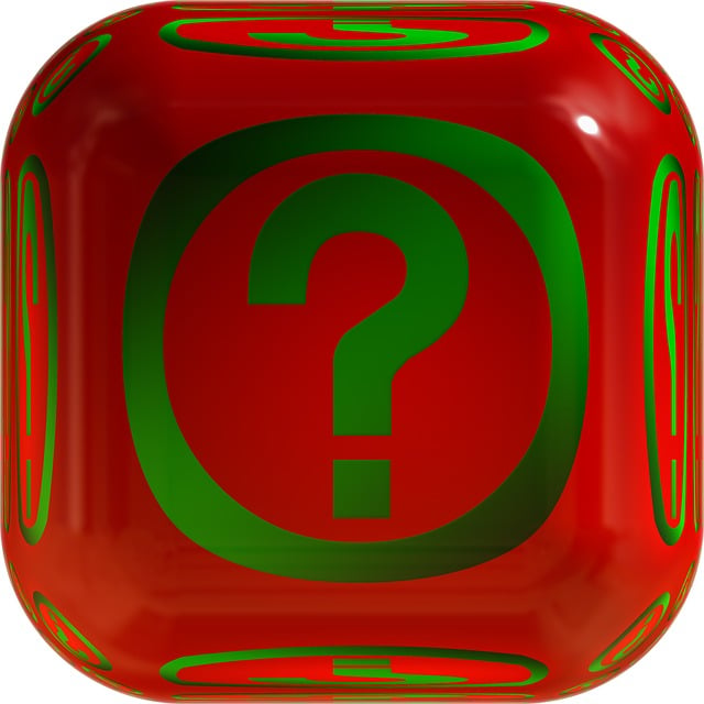 Download free HD stock image of Dice Red Free dice red question mark illustration