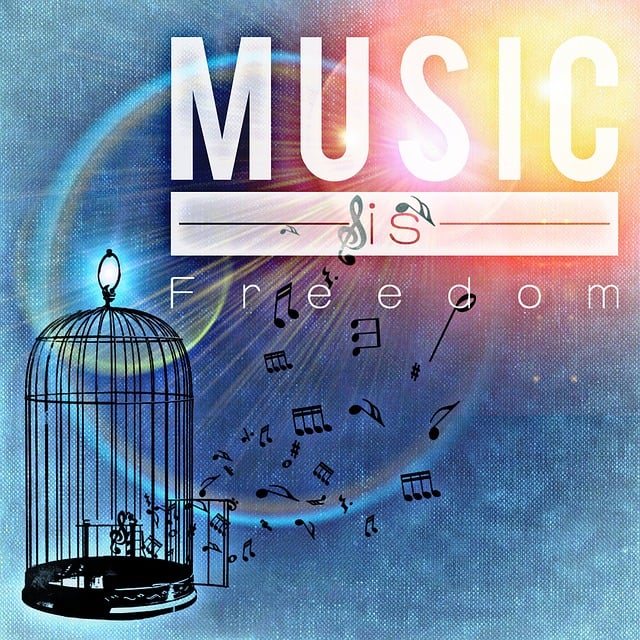 Free music freedom melody illustration