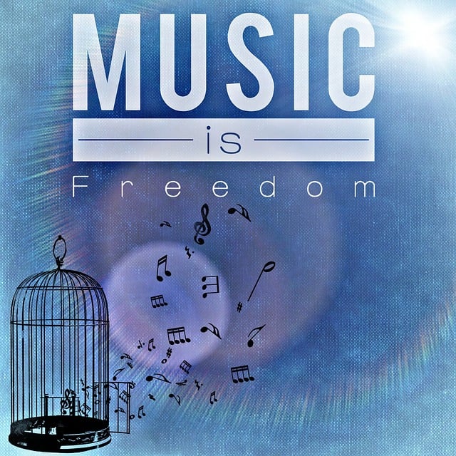 Free music freedom melody illustration