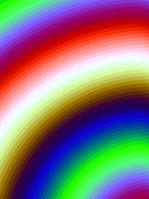 Grafischer Hintergrund, Regenbogenfarben