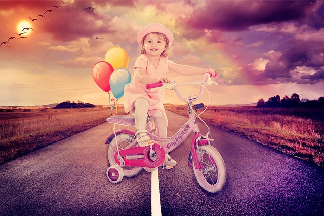 Niña, Ciclismo, La Carretera