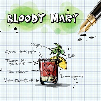 10+ Free Bloody Mary &amp; Cocktail Illustrations - Pixabay