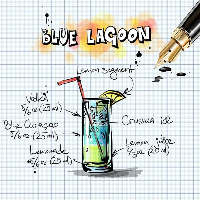 Blue Lagoon, Cocktail, Getränk, Alkohol