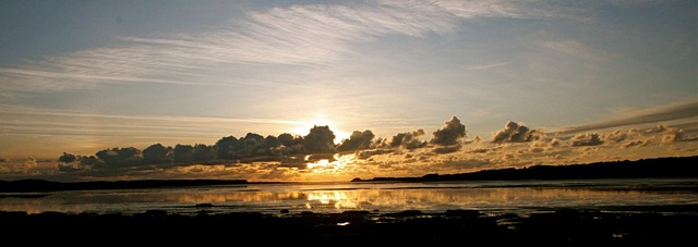 Free Seascape Sunset photo and picture