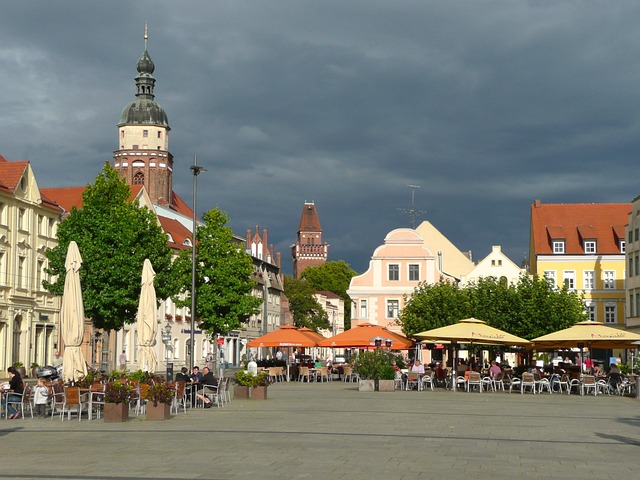 Free Cottbus Market Square photo and picture