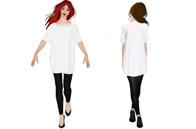Free model design garment illustration
