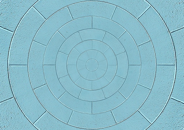 Free stones pavement circles illustration