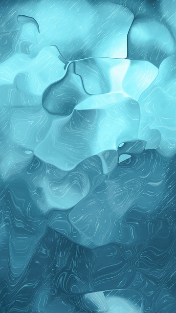 Free Waves Acrylic illustration and picture