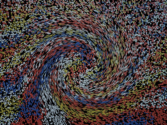 Free colorful swirl cyclone fantasy illustration
