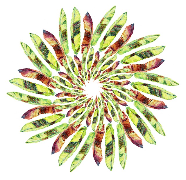 Free mandala design pens illustration