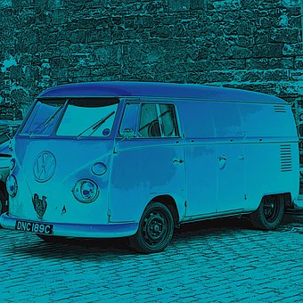 Vw, Dodávka, Kreslená Pohádka, Design