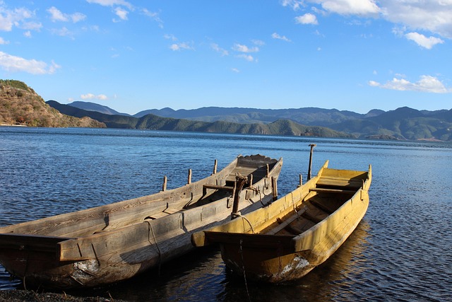 Husband And Wife Boat Lugu Lake - Free photo on Pixabay - Pixabay