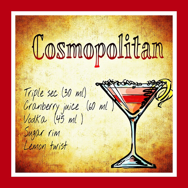Kosmopolitisk, Cocktail, Drikke, Alkohol