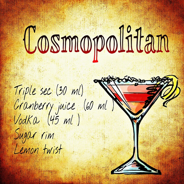 Kosmopolitisk, Cocktail, Drikke, Natur
