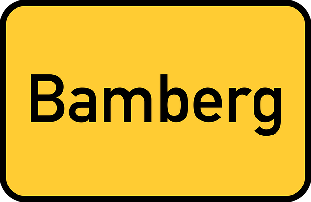 Bamberg, Frankenland, Beieren, Stadsbord