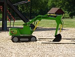 excavators, children bagger, sand