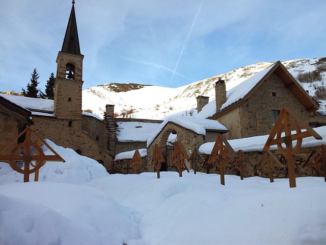 Free Snow Cemetery photo and picture