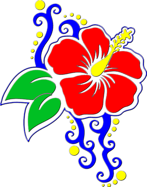 Free Flower Hibiscus illustration and picture