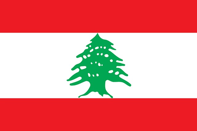 Free lebanon flag country illustration