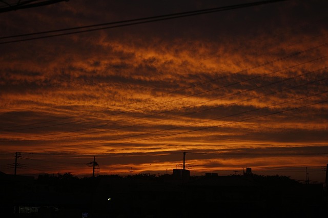 Free Dense Cloud Sunset photo and picture