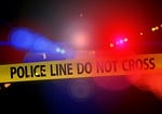 police, crime scene, blue light