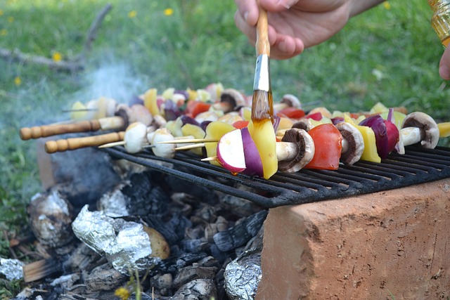 Free Skewers Grill photo and picture