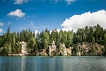 adrspach-teplice rocks, czech republic, horizon