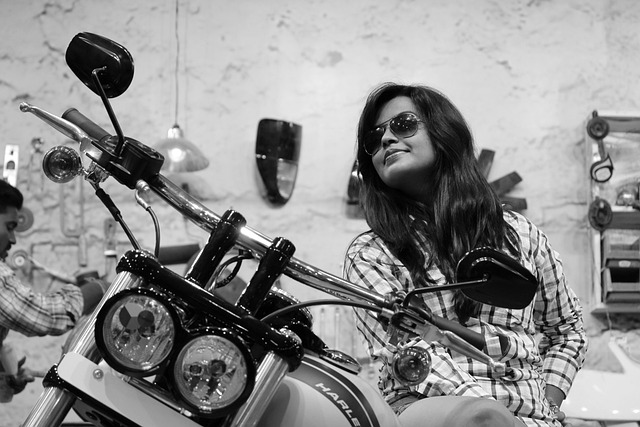 Free Hot Model Harley Davidson photo and picture