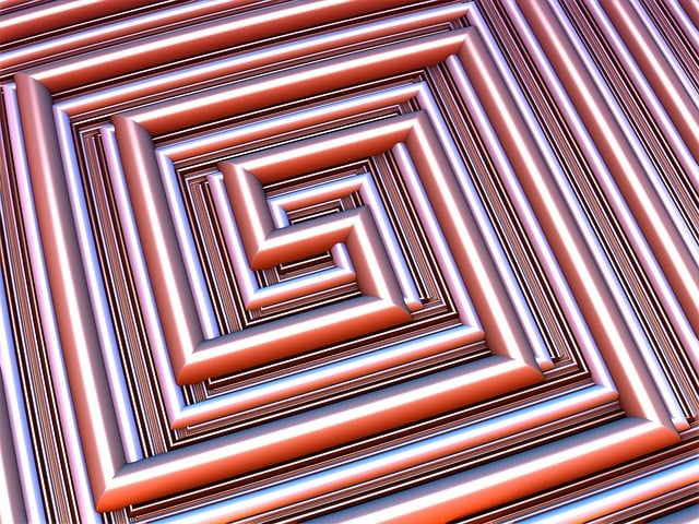Free frames geometry design illustration