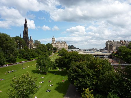 Edinburgh, Princeznovské Ulice, Skotsko