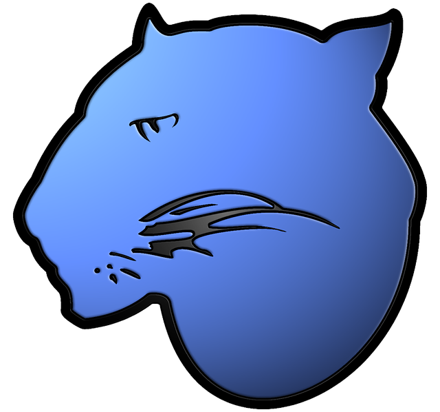 Free Blue Panther Panther Logo illustration and picture