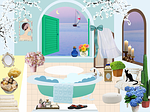 bathroom, bath, antique