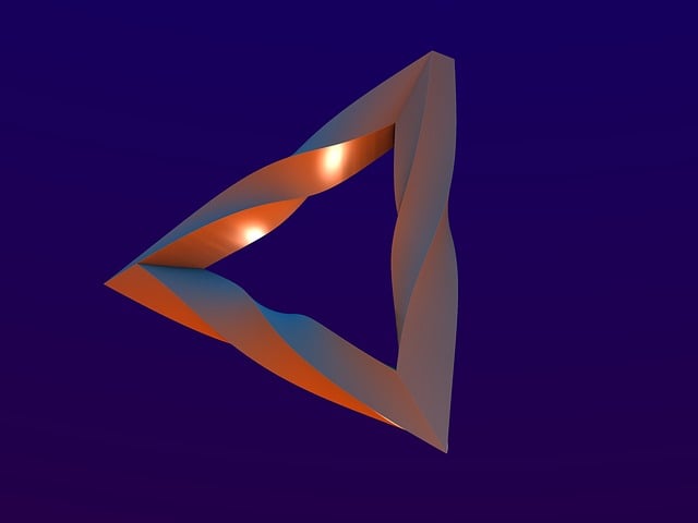 Free triangle form shape illustration