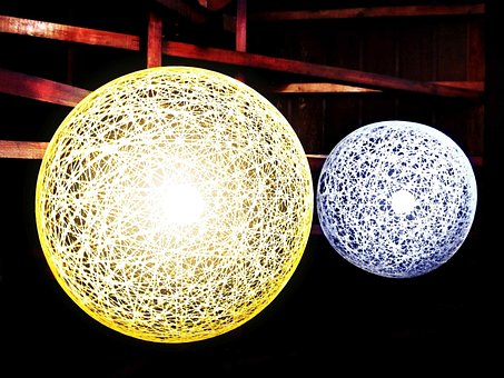 Lampe, Dekoration, Design, Lys, Interiør