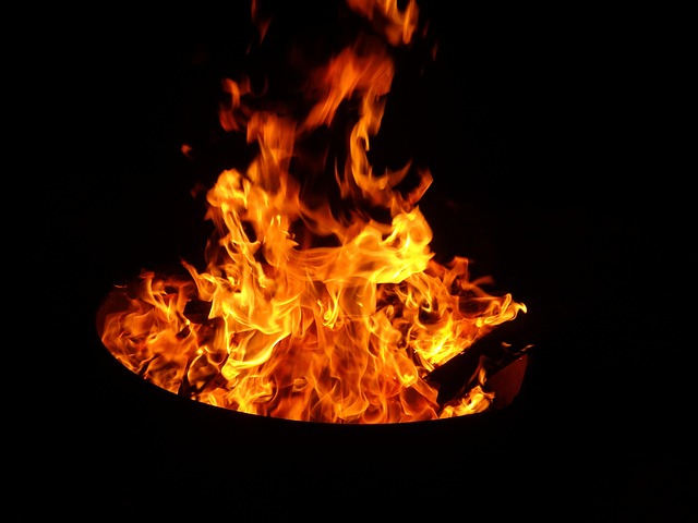 Foc, Noapte, Negru, Portocale