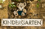 kindergarten, nursery, sign