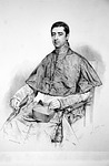 ludwig altieri, lithographie, portrait