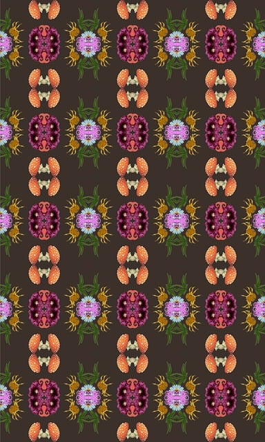 Mønster, Retro, Design, Sømløs